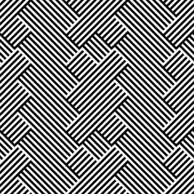 Eğik siyah bantlı pürüzsüz desen