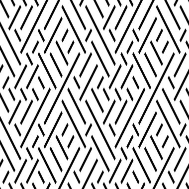 Eğik siyah segmentli pürüzsüz desen