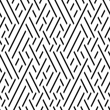 Eğik siyah segmentli pürüzsüz desen