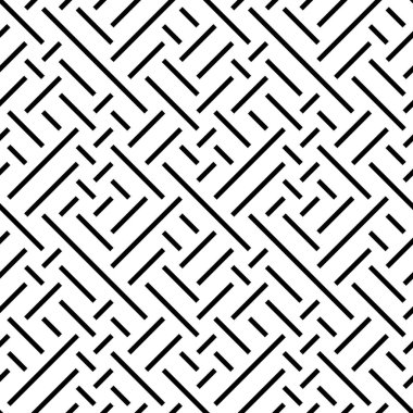 Eğik siyah segmentli pürüzsüz desen