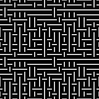 Yatay ve dikey beyaz segmentlere sahip kusursuz desen