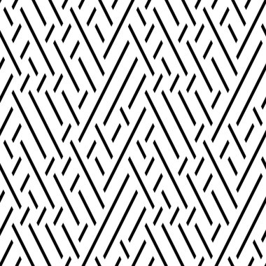 Eğik siyah segmentli pürüzsüz desen