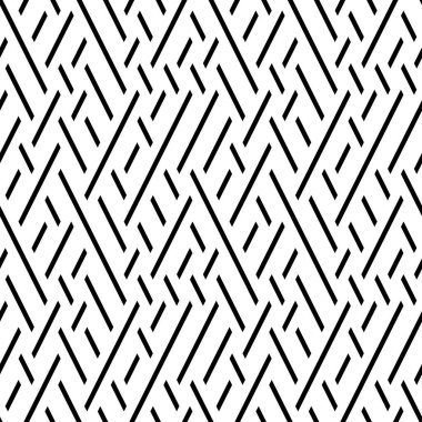 Eğik siyah segmentli pürüzsüz desen