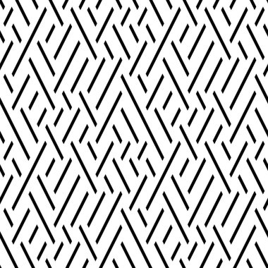 Eğik siyah segmentli pürüzsüz desen