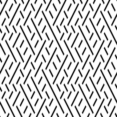 Eğik siyah segmentli pürüzsüz desen