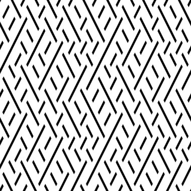 Eğik siyah segmentli pürüzsüz desen