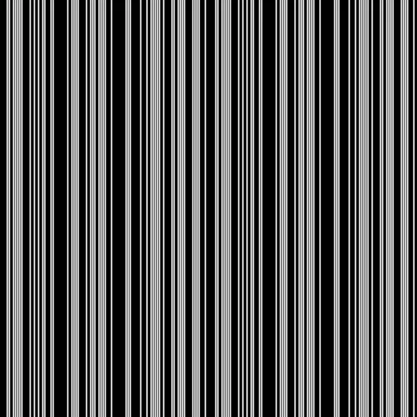 Seamless Pattern Vertical Black Lines — Stock Vector