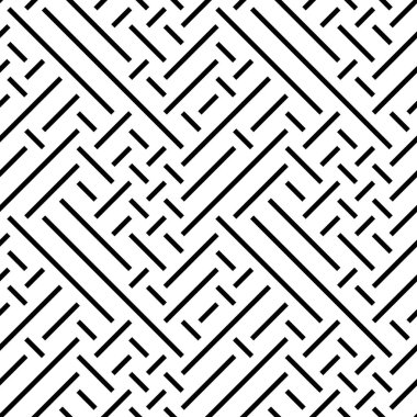 Eğik siyah segmentli pürüzsüz desen