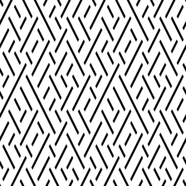 Eğik siyah segmentli pürüzsüz desen