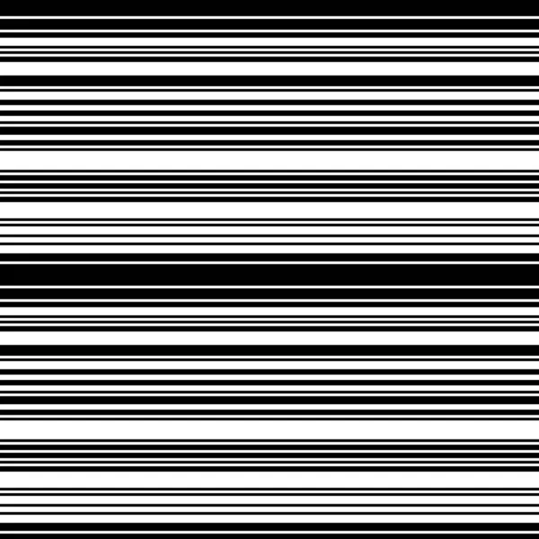 水平黑线无缝图案 — 图库矢量图片