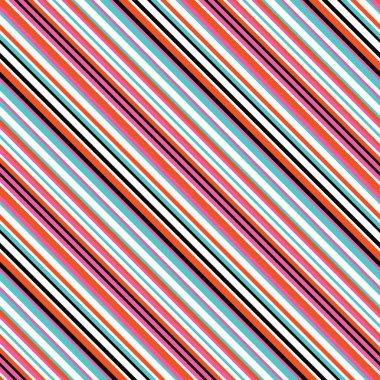 Eğimli renkli çizgileri olan pürüzsüz desen