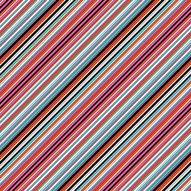 Eğimli renkli çizgileri olan pürüzsüz desen