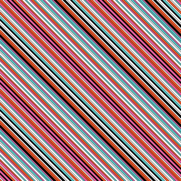 Modèle Sans Couture Avec Des Lignes Couleur Oblique — Image vectorielle