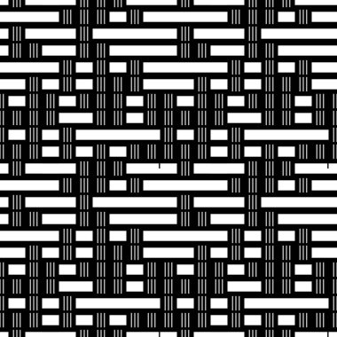 Yatay ve dikey beyaz segmentlere sahip kusursuz desen