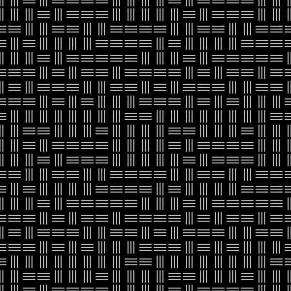 Naadloos Patroon Met Horizontale Verticale Witte Segmenten — Stockvector