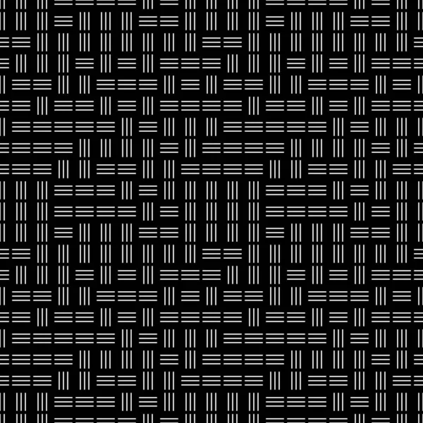Naadloos Patroon Met Horizontale Verticale Witte Segmenten — Stockvector