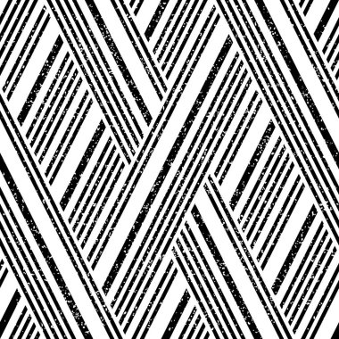Grunge eğimli segmentleri olan geometrik dikişsiz arkaplan