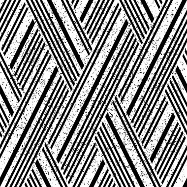 Grunge eğimli segmentleri olan geometrik dikişsiz arkaplan 