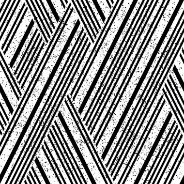 Grunge eğimli segmentleri olan geometrik dikişsiz arkaplan 