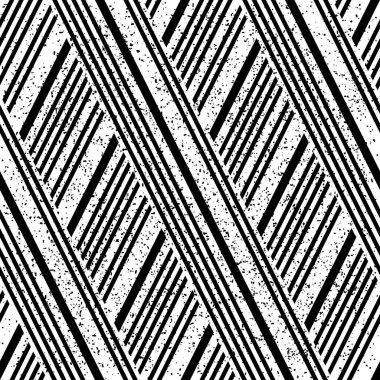 Grunge eğimli segmentleri olan geometrik dikişsiz arkaplan 