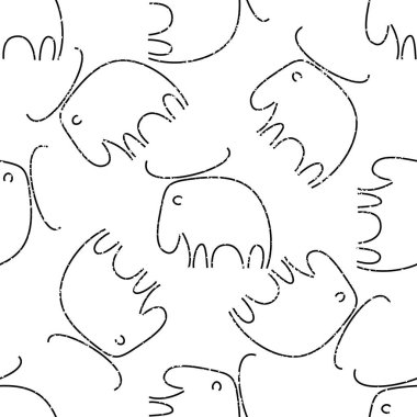 Bir ren geyiği sürüsüyle, pürüzsüz bir doku.