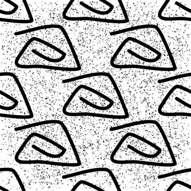 beyaz geometrik formlara sahip pürüzsüz desen.