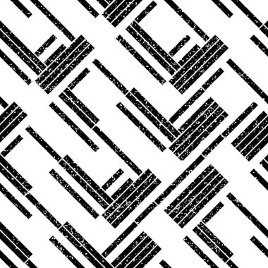 Siyah bantlı geometrik grunge arkaplanı