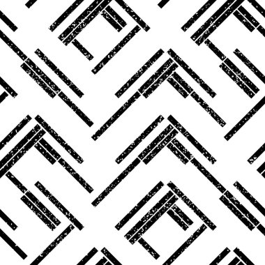 Siyah bantlı geometrik grunge arkaplanı