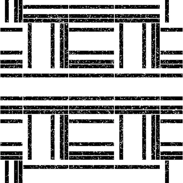 Geometrické Grunge Pozadí Černými Pruhy — Stockový vektor