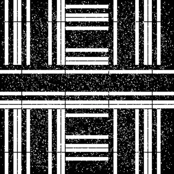 Fond Grunge Géométrique Avec Bandes Noires — Image vectorielle