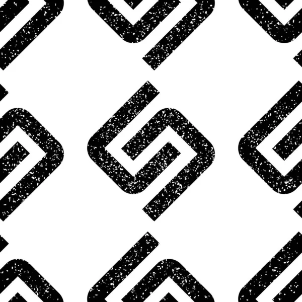 Siyah S harfi dokusuna sahip pürüzsüz bir desen