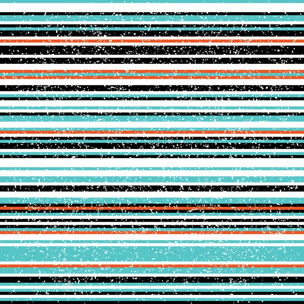 Patroon Met Horizontale Gekleurde Strepen 8694 — Stockvector