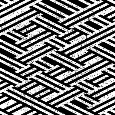 9042 Tekrarlanan monokrom deseni 9042