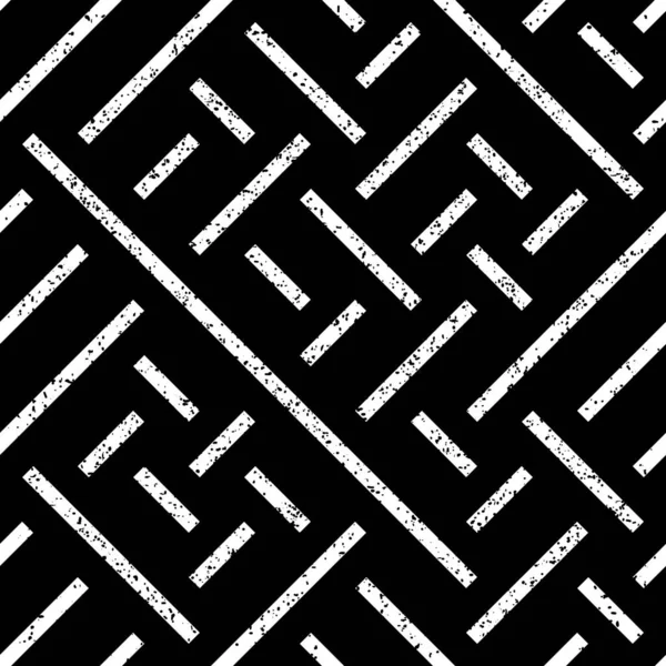 黒線の幾何学模様5140 — ストックベクタ
