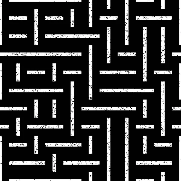Abstraktes Muster Mit Schwarzen Linien 4165 — Stockvektor