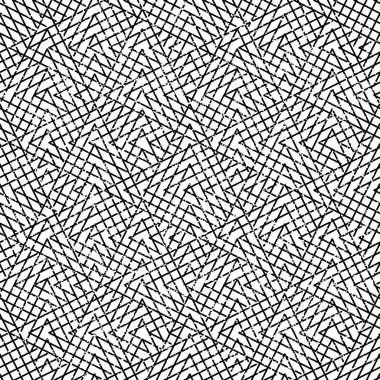 Siyah çizgili soyut desen 7460