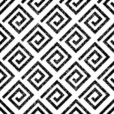 Siyah geometrik şekilli kusursuz desen 7558