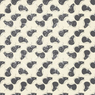 Siyah mikroskobik 7570 'li kusursuz desen.