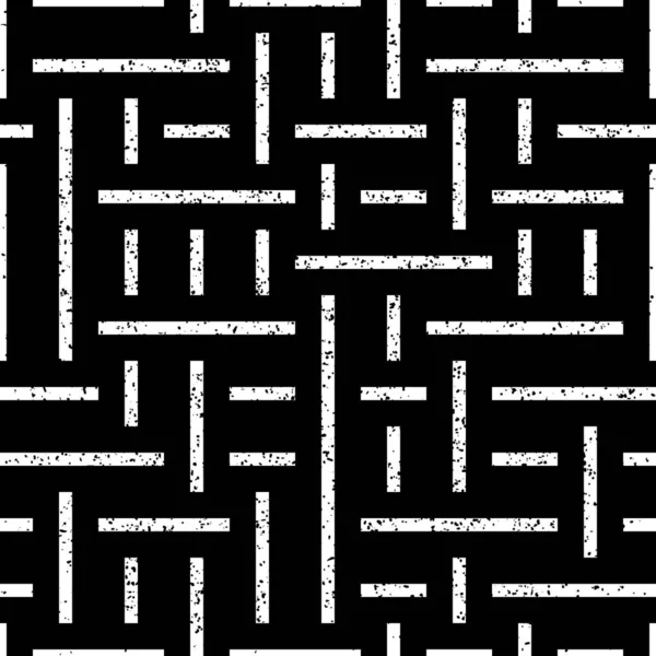 Abstraktes Muster Mit Schwarzen Linien 6674 — Stockvektor