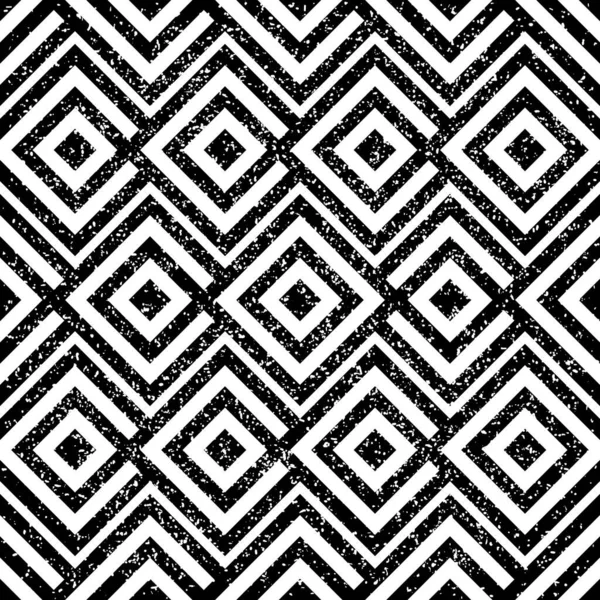 Motif Sans Couture Avec Carrés Noirs Blancs 7064 — Image vectorielle