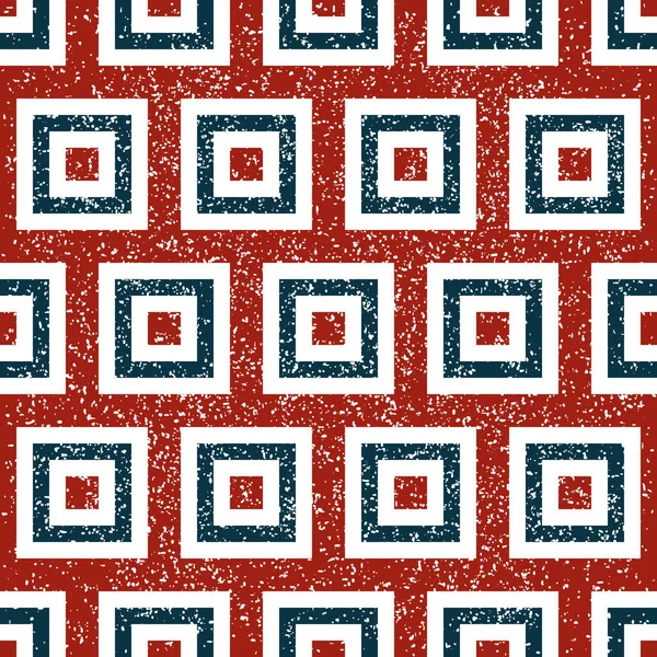 Motif Sans Couture Avec Carrés Rouges Verts 7108 — Image vectorielle