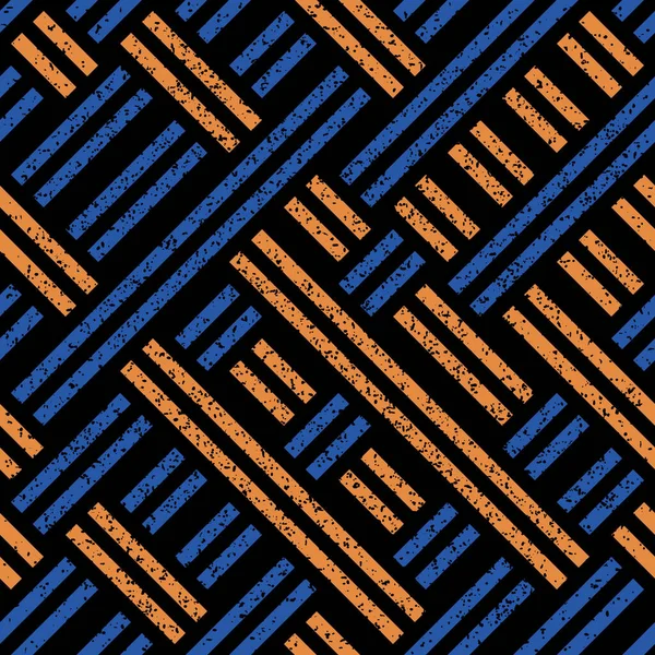 オレンジと青の縞模様7168 — ストックベクタ