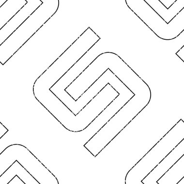 Siyah hatlı kusursuz desen S harfi dokusu 10 8018