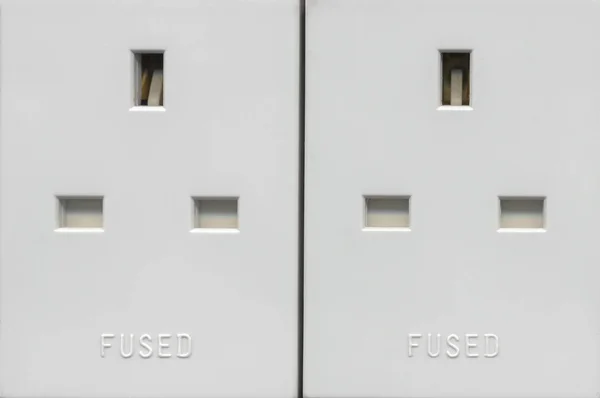 UK electric socket — Stock Photo, Image