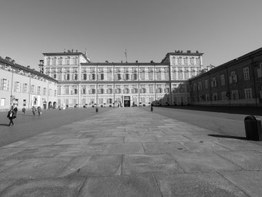 Palazzo Reale, black_and_white Torino