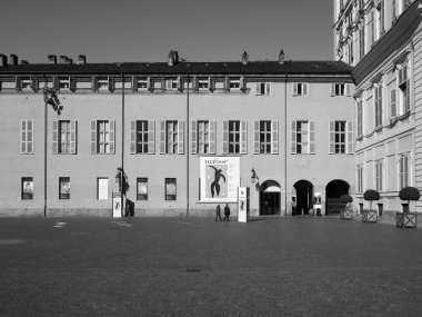 Piazza Castello, black_and_white Torino