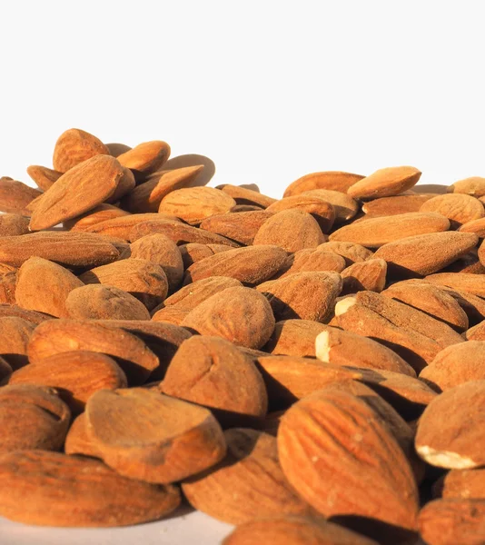 Almendras secas con espacio para copiar —  Fotos de Stock