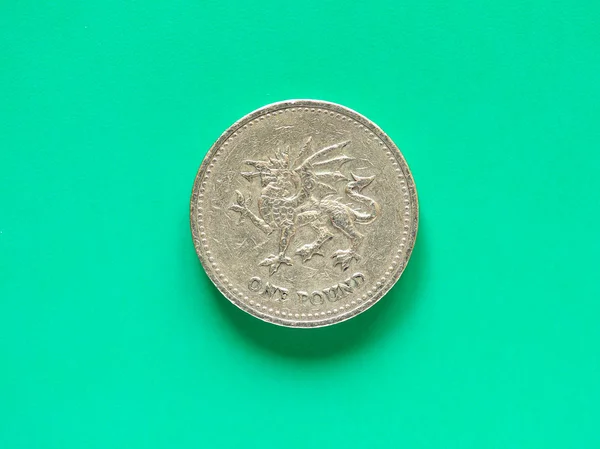 GBP Pound coin - 1 Pound — Stock Photo, Image