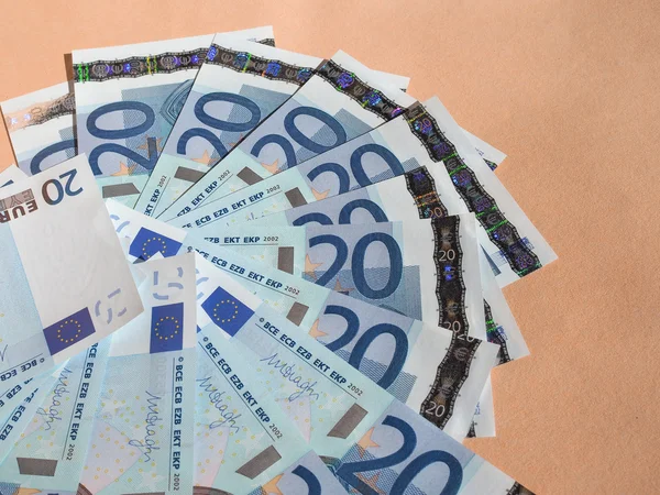 二十欧元纸币 — 图库照片