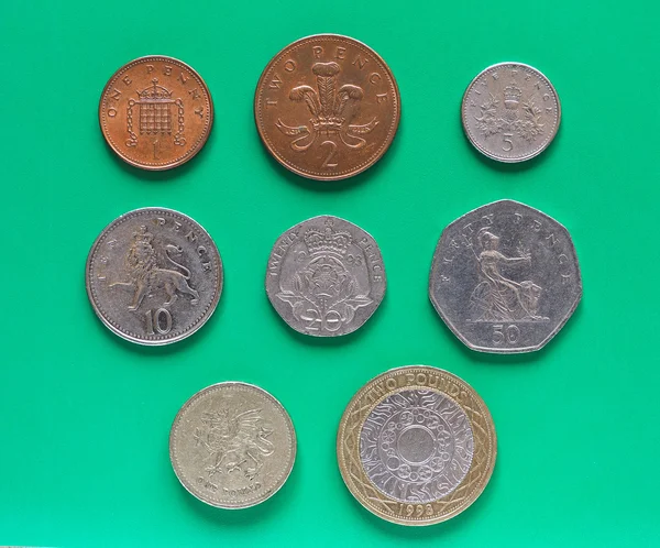 英ポンド ポンド硬貨 — ストック写真